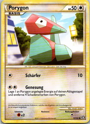Porygon Exemplar 1,95 €