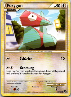 Porygon Exemplar 1,95 €
