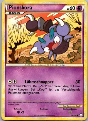 Pionskora Exemplar 1,95 €