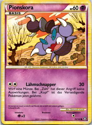 Pionskora Exemplar 1,95 €