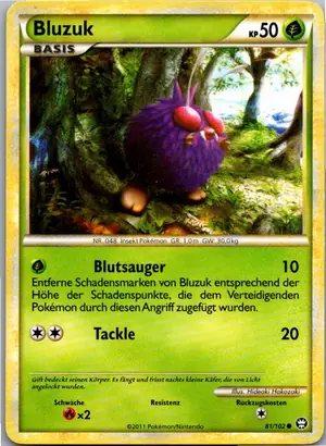 Pokémon-Karte Bluzuk 81/102 Triumph