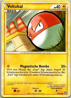 Pokémon-Karte Voltobal 83/102 Triumph