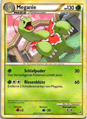 Pokémon-Karte Meganie 27/95 Ruf der Legenden