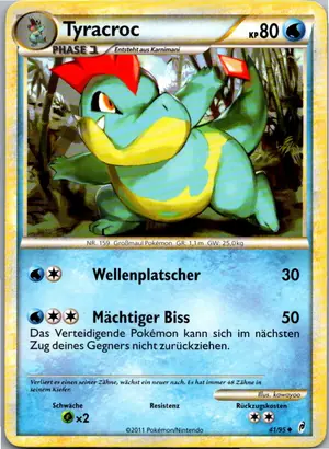 Pokémon-Karte Tyracroc 41/95 Ruf der Legenden