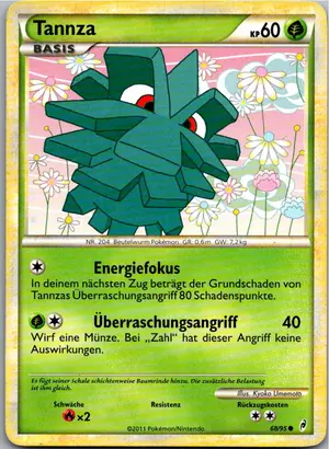 Pokémon-Karte Tannza 68/95 Ruf der Legenden