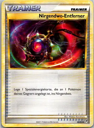 Pokémon-Karte Nirgendwo-Entferner 80/95 Ruf der Legenden