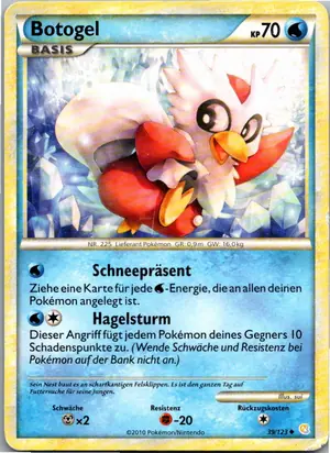 Pokémon-Karte Botogel 39/123 HeartGold SoulSilver