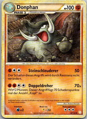 Donphan Exemplar 1,95 €