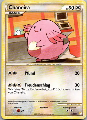 Pokémon-Karte Chaneira 58/123 HeartGold SoulSilver