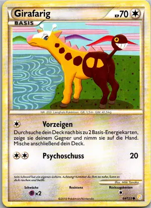 Girafarig Exemplar 1,95 €