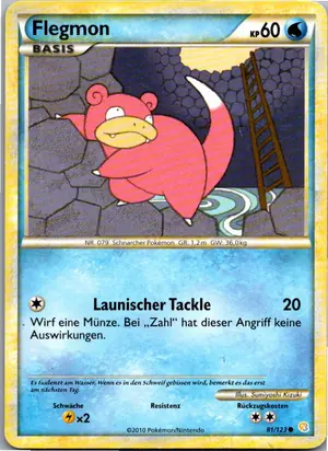 Pokémon-Karte Flegmon 81/123 HeartGold SoulSilver