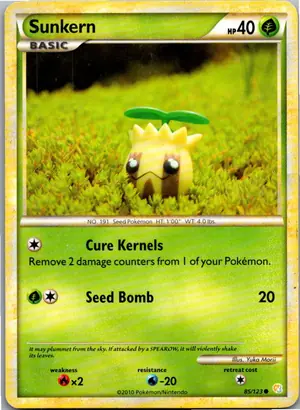 Pokémon-Karte Sonnkern 85/123 HeartGold SoulSilver