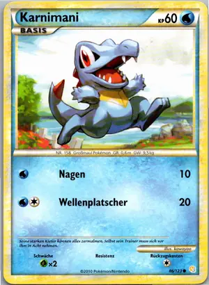 Pokémon-Karte Karnimani 86/123 HeartGold SoulSilver