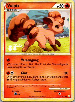 Vulpix Exemplar 1,95 €