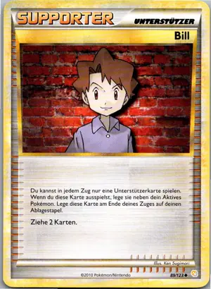 Pokémon-Karte Bill 89/123 HeartGold SoulSilver