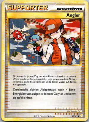 Pokémon-Karte Angler 92/123 HeartGold SoulSilver