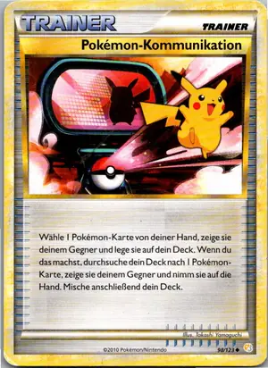 Pokémon-Karte Pokémon-Kommunikation 98/123 HeartGold SoulSilver