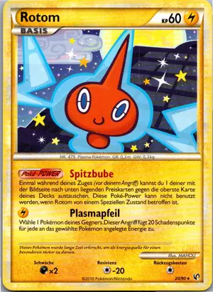 Pokémon-Karte Rotom 20/90 Unerschrocken