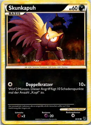 Skunkapuh Exemplar 1,95 €