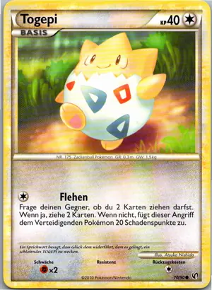 Togepi Exemplar 1,95 €
