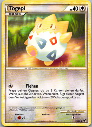 Togepi Exemplar 1,95 €