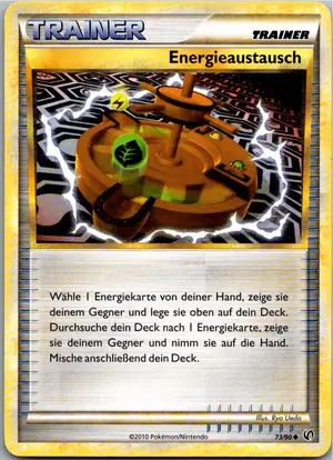 Pokémon-Karte Energieaustausch 73/90 Unerschrocken