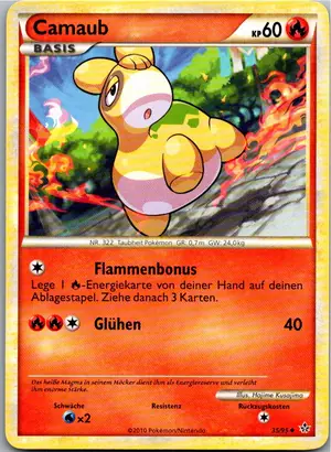 Pokémon-Karte Camaub 35/95 Entfesselt