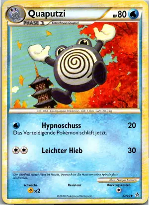 Pokémon-Karte Quaputzi 37/95 Entfesselt