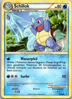 Pokémon-Karte Schillok 42/95 Entfesselt