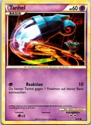 Pokémon-Karte Tanhel 44/95 Entfesselt