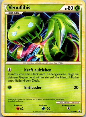 Pokémon-Karte Venuflibis 46/95 Entfesselt