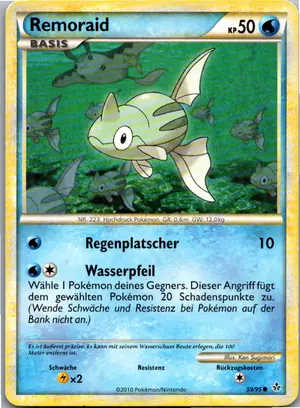 Pokémon-Karte Remoraid 59/95 Entfesselt