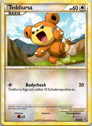 Teddiursa Exemplar 1,95 €