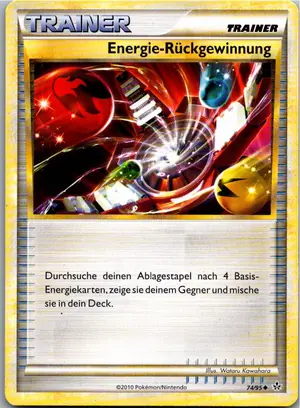Pokémon-Karte Energie-Rückgewinnung 74/95 Entfesselt