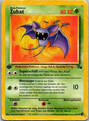 Zubat Exemplar 4,95 €