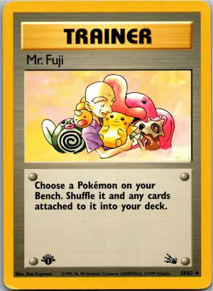 Pokémon-Karte Mr. Fuji 58/62 Fossil
