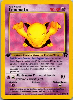 Pokémon-Karte Traumato 54/82 Team Rocket
