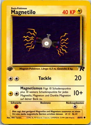 Pokémon-Karte Magnetilo 60/82 Team Rocket