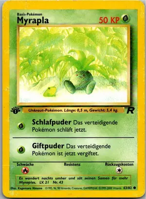 Pokémon-Karte Myrapla 63/82 Team Rocket