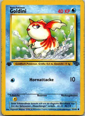 Pokémon-Karte Goldini 53/64 Dschungel