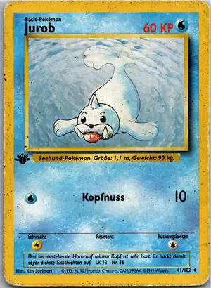 Pokémon-Karte Jurob 41/102 Grundset