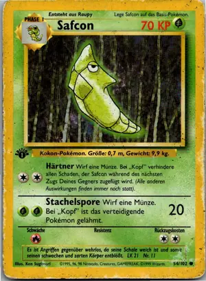 Pokémon-Karte Safcon 54/102 Grundset
