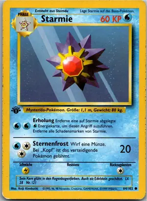 Starmie Exemplar 4,95 €