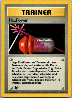 Pokémon-Karte PlusPower 84/102 Grundset