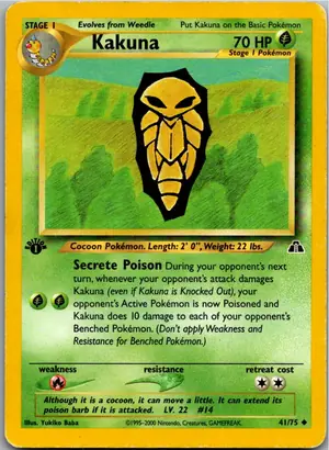 Pokémon-Karte Kakuna Kokuna 41/75 Neo Entdeckung