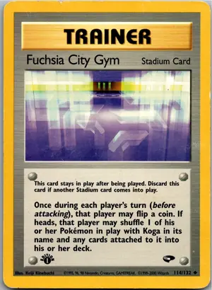 Pokémon-Karte Fuchsia City Gym 114/132 Gym Challenge
