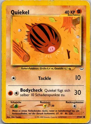 Pokémon-Karte Quiekel 57/64 Neo Revelation