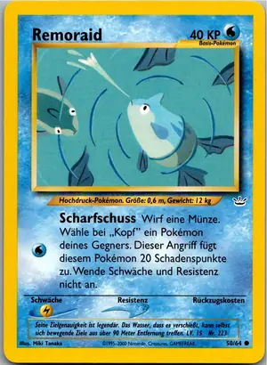 Pokémon-Karte Remoraid 50/64 Neo Revelation