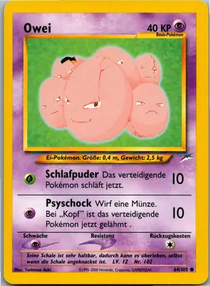 Pokémon-Karte Owei 64/105 Neo Destiny