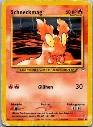 Pokémon-Karte Schneckmag 82/105 Neo Destiny